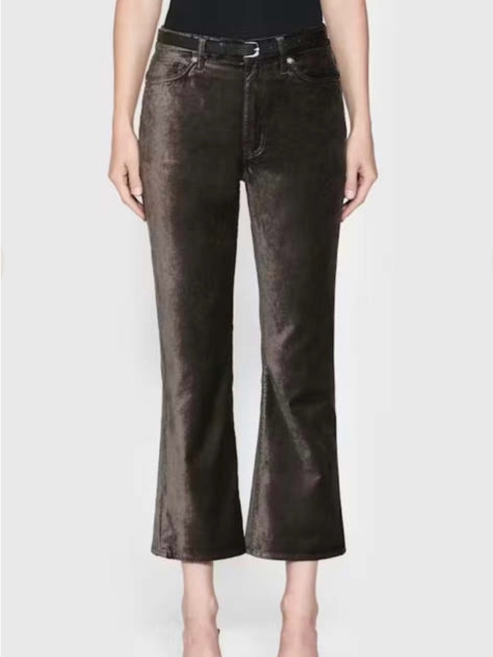 ⚡️NWT Frame Denim Le Crop Mini Boot Pants - Comet Color